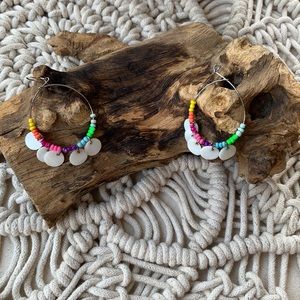 Bright Beaded Earrings